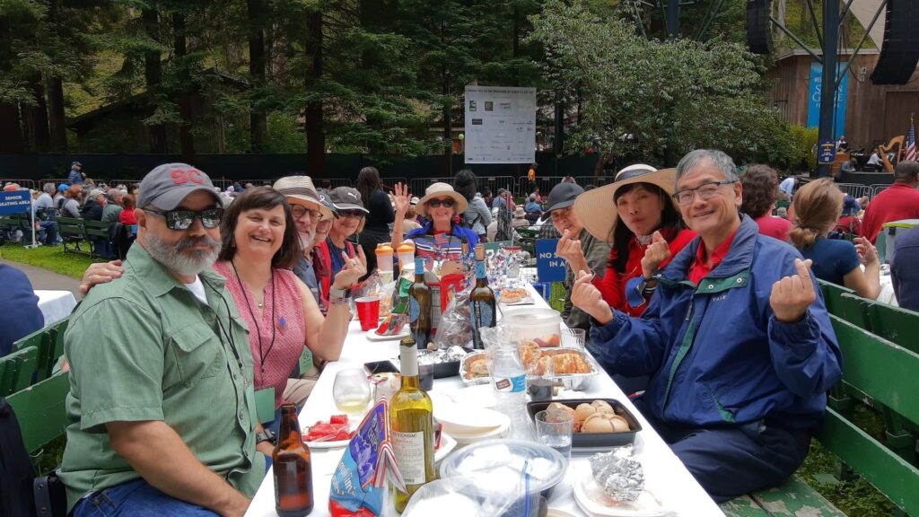 Members at our Stern Grove table